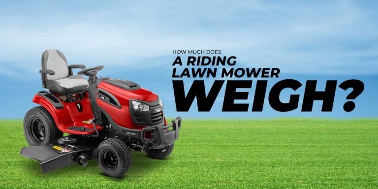 How Much Does a Riding Lawn Mower Weigh?