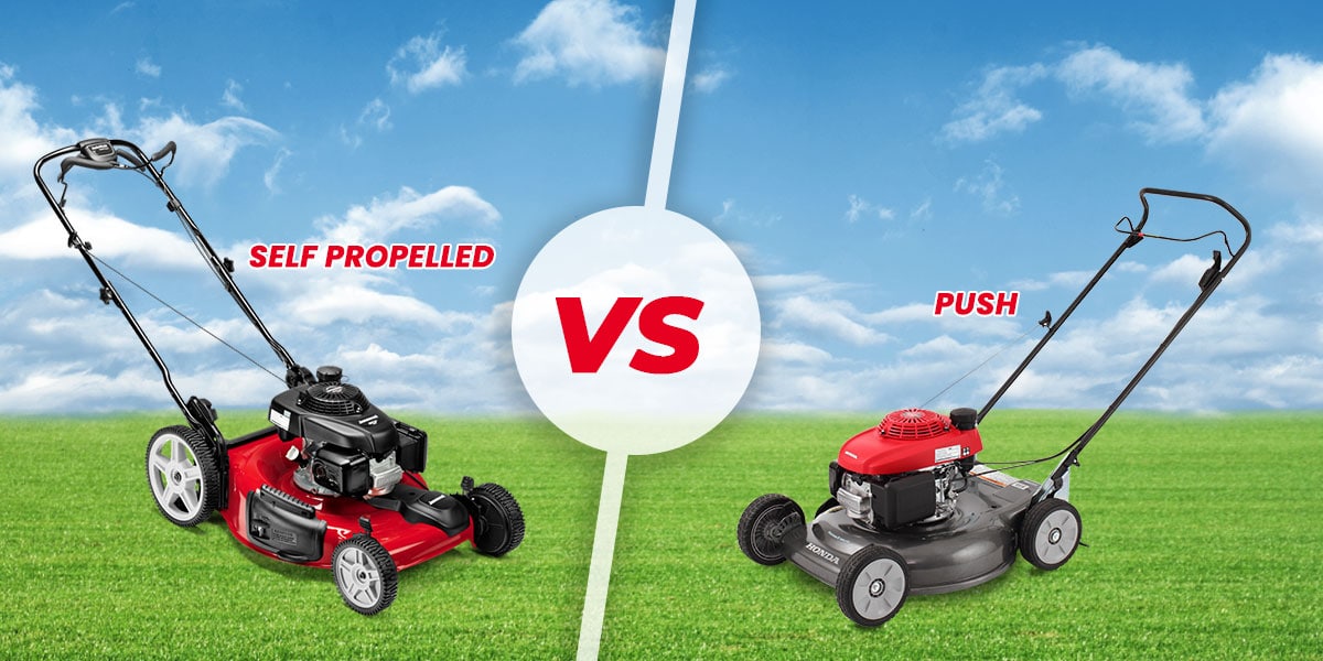 self propelled vs push mower
