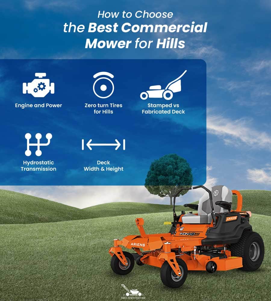 How To Choose the Best Commercial Mower For Hills