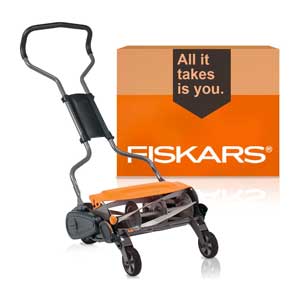 3. Fiskars 362050-1001 Stay Sharp Max Reel mower
