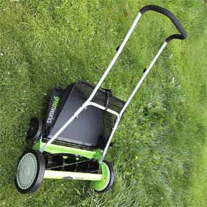 greenworks best reel mower for zoysia grass 2